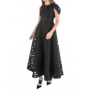 NEW EMILY MCCARTHY bella organza dress in black